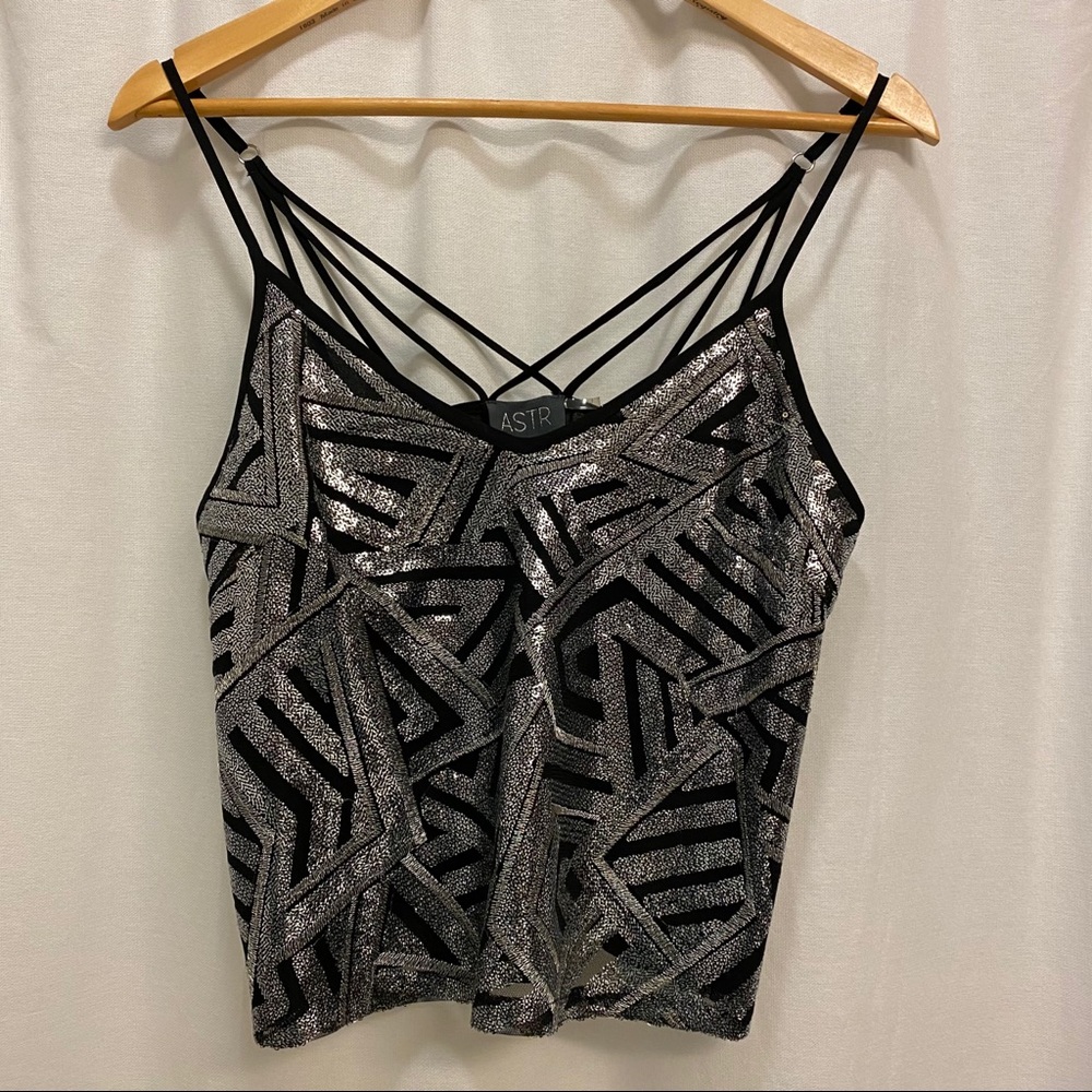 ASTR | Sequined Top